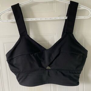 Lululemon Longline Sports Bra Size 8 Black